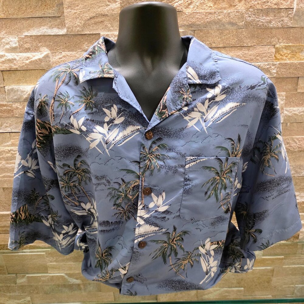 Tropical Storm Mens Aloha Shirt 3XL